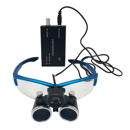Loop with LED Illumination and Magnifier - Blue