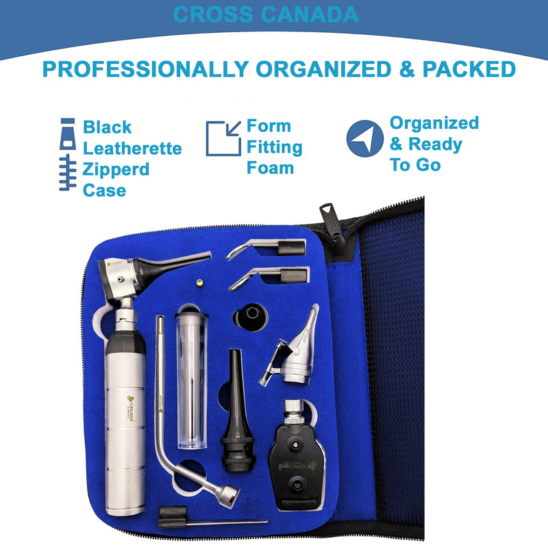 VETERINARY EENT (EYE, EAR, NOSE & THROAT) OTOSCOPE & OPHTHLMOSCOPE DIAGNOSTIC SET