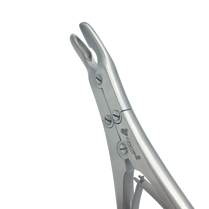 RUSKIN BONE RONGEUR, 7.5" (19CM), ANGLED 2MM BITE, DOUBLE ACTION
