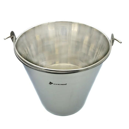 stainless steel buckets with lids