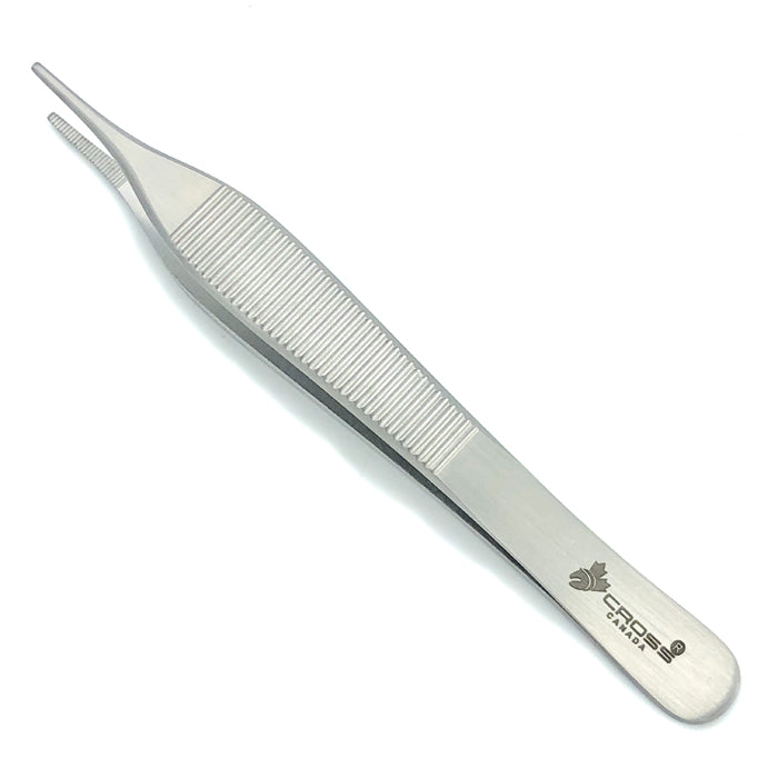 Adson Dressing Forceps, 4.75” (12cm), Serrated Jaws, Delicate