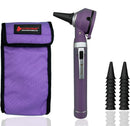 Cross Canada 11-085 Physician Fiber Optic LED Pocket Otoscope Diagnostic Set, Purple