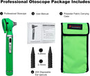 Cross Canada 11-084 Physician Fiber Optic LED Pocket Otoscope Diagnostic Set, Green
