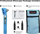 Cross Canada 11-079 Physician Fiber Optic LED Pocket Otoscope Diagnostic Set, Ceil Blue