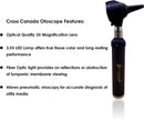 Cross Canada 11-090 Physician LED Otoscope Diagnostic Set, Black