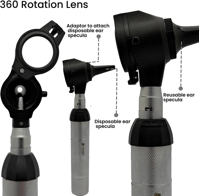 Cross Canada 11-094 Physician LED Otoscope Diagnostic Set