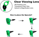 Cross Canada 11-084 Physician Fiber Optic LED Pocket Otoscope Diagnostic Set, Green