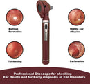 Cross Canada 11-091 Physician Fiber Optic LED Pocket Otoscope Diagnostic Set, Burgundy
