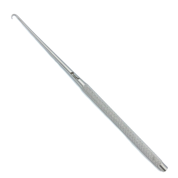 Josephs Skin Hook, 6.25" (15.5cm), 1 Prong Sharp, Tip/Jaw: 4.5 mm