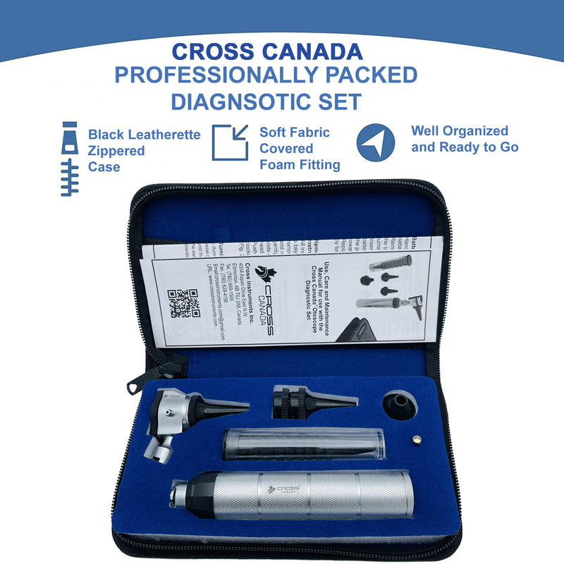 CROSS CANADA PHYSICIAN OTOSCOPE DIAGNOSTIC SET