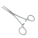Rochester-Oschner (Kocher) Forceps, 6.25” (16cm), Straight, Serrated, 1x2 Teeth