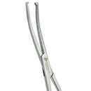 Rochester-Oschner (Kocher) Forceps, 7.75” (20cm), Curved, Serrated, 1x2 Teeth