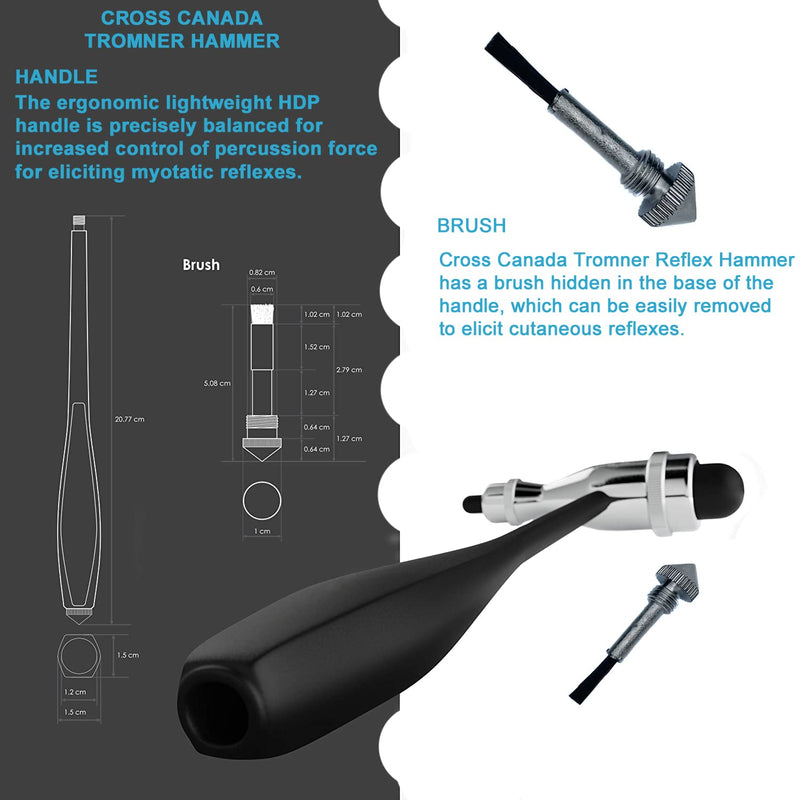 Cross Canada® 11-351 Tromner Neurological Reflex Hammer