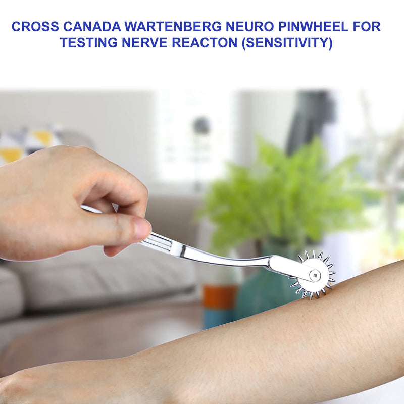 Wartenberg Neuro Pinwheel for Clinical Diagnostic and Neurological Testing of Nerve Reaction (Sensitivity)