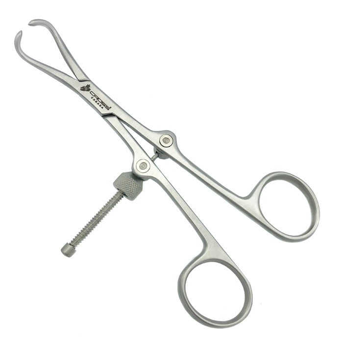 BONE REDUCTION FORCEPS POINTED JAWS SPIN LOCK, 8.25" (21CM)