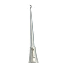 VOLKMAN BONE CURETTE, 6.75" (17CM), 8.6MM OVAL TIP