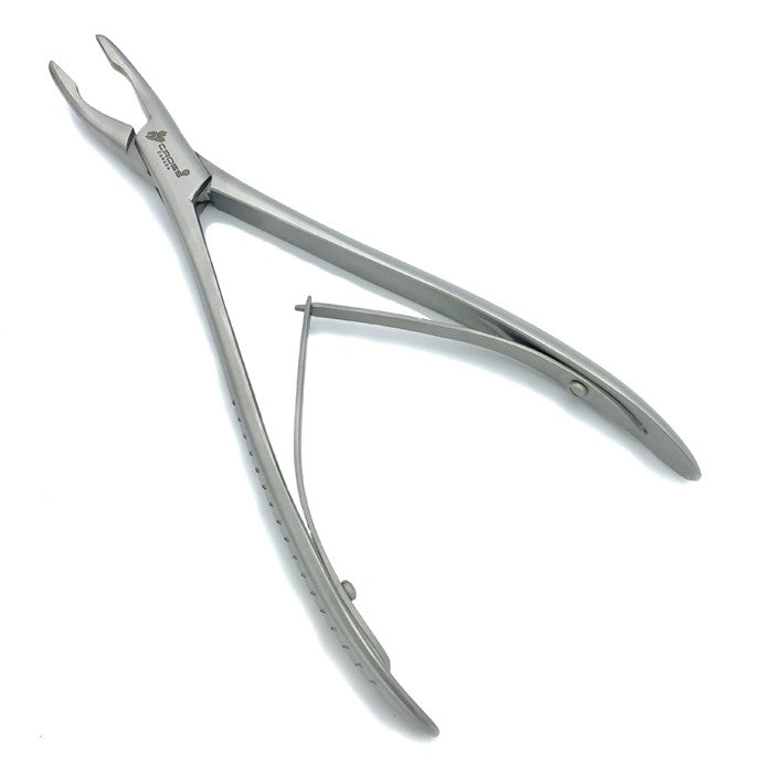 LEMPERT RONGEUR, 7.5" (19CM), CURVED, 2.5MM WIDE JAW